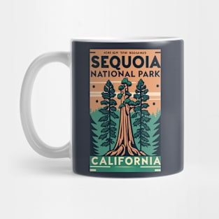 A Vintage Travel Art of the Sequoia National Park - California - US Mug